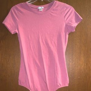 Pink body suit size medium